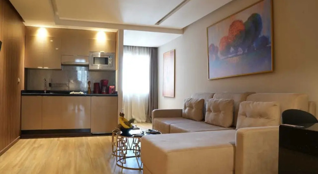 Люкс Deluxe c 1 комнатой с видом на город First Suites Hôtel