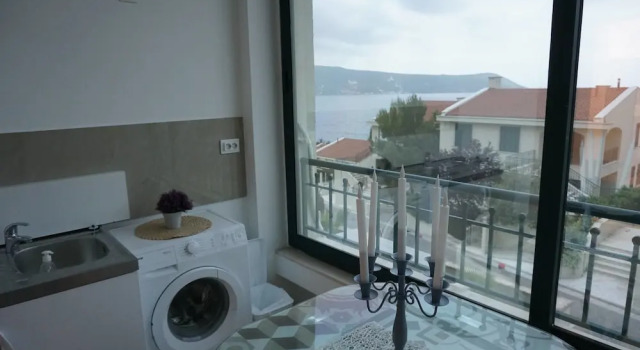 Студия с балконом и с видом на море Sole Mio Apartments & Wellness
