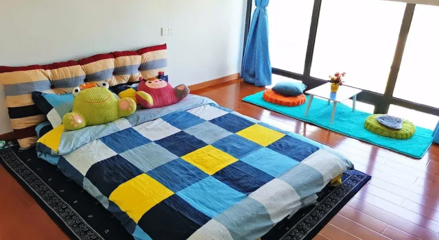 Leju Boutique Leisure Apartment, Book Lejlighed Suzhou Kina, nær Beisi Pagoda
