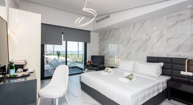 Двухместный номер Deluxe с видом на море Crystal villas & suites