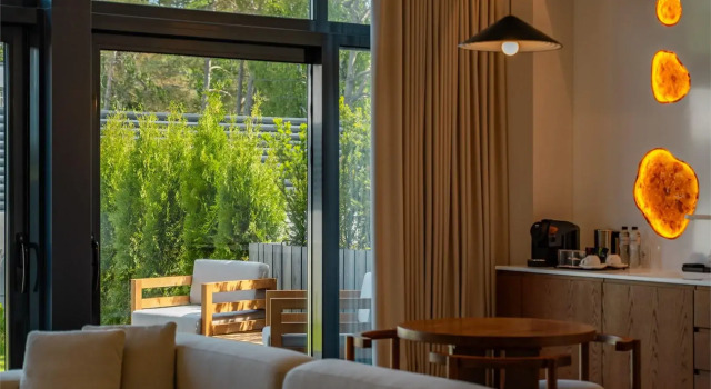 Avlu manzaralı çift kişilik stüdyo Tesera Apart-Hotel&SPA
