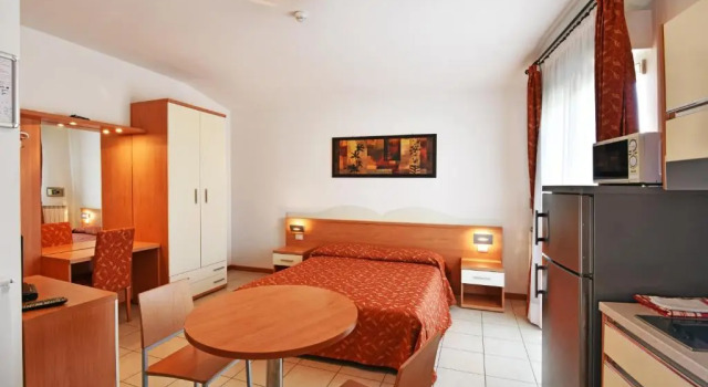 Студия с частичным видом на море Hotel Villa Olga