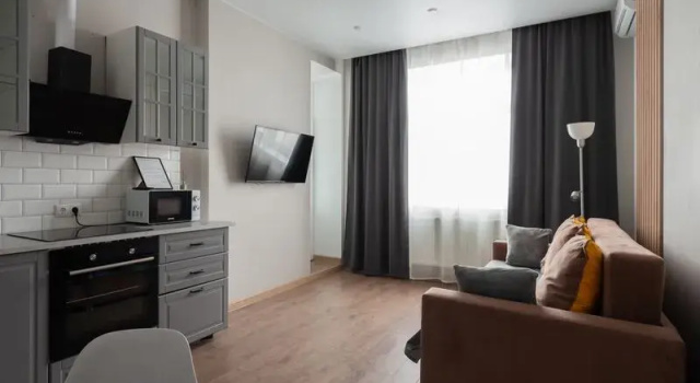 Apartments TMN on the street. Malygina, 90, Забронировать Апартаменты/квартира Отели Тюмени с парковкой, Парковка