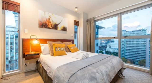 JHT - 2 BRM Apartment, Air Con, Close to SkyTower, Rezerwuj Apartament Auckland 