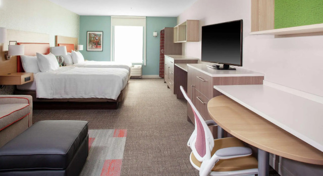 Четырёхместная студия Home2 Suites by Hilton Bloomington