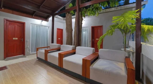 Palm Oasis at Ukulhas, Rezervovat Hotel Hotely v Ukulhas se snídaní, Snídaně