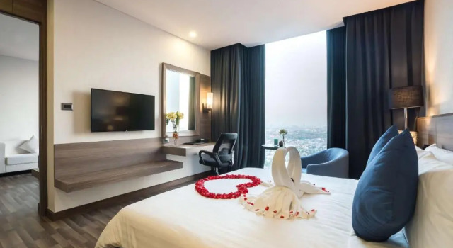 Люкс с видом на город Best Western Plus Wanda Grand Hotel