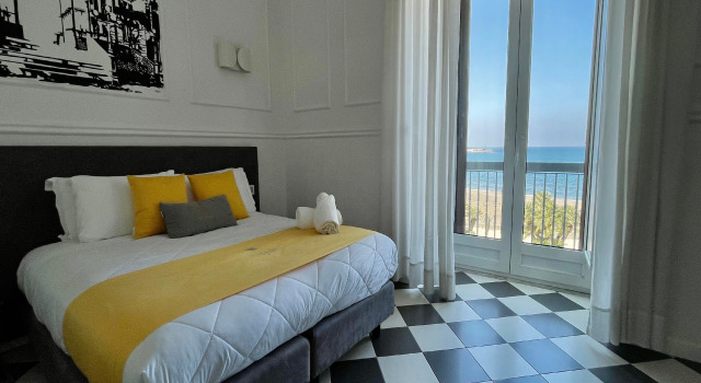 Двухместный номер с видом на море Hotel Stabia