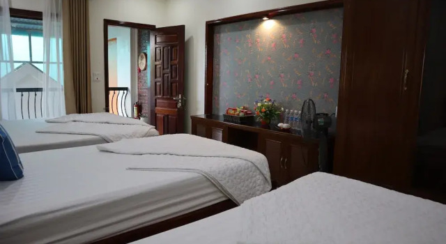 Четырёхместный семейный номер Standard с балконом Mai Mountain Homestay