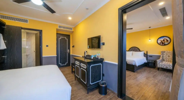 Семейный номер Standard с видом на море Athenia Hoi An Boutique Hotel & Spa