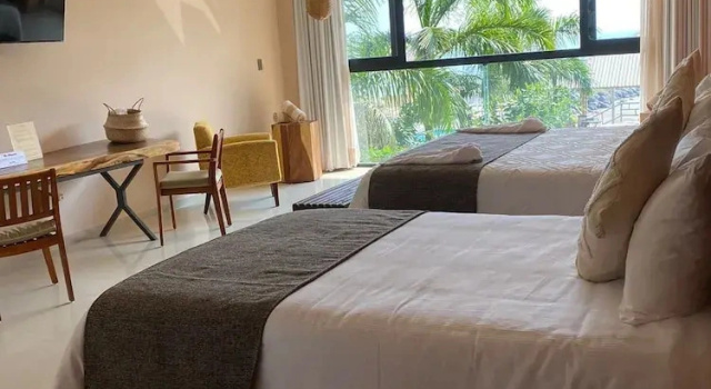 Трёхместный семейный номер Standard с видом на океан Hotel BG Wellness & Spa Boca del Río Veracruz