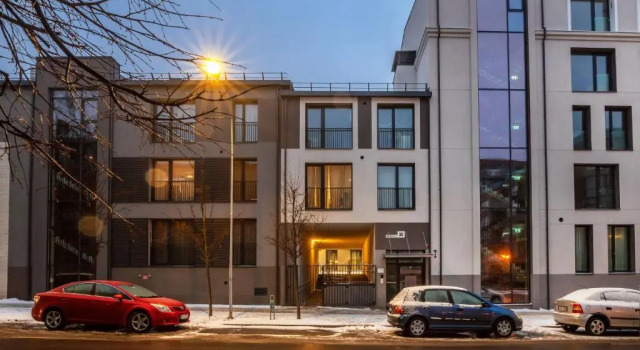 #stayhere Modern & Compact 1BDR Uptown Vilnius, Забронировать Отель Вильнюс Вильнюсский уезд, рядом с All Saints Church in Vilnius