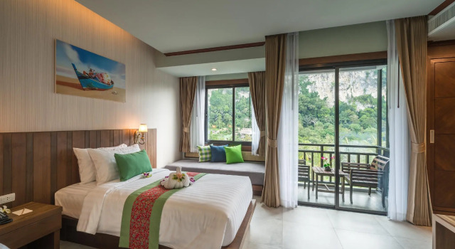 Двухместный номер Deluxe с красивым видом из окна Andaman Breeze Resort -