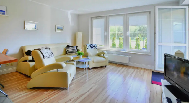 Comfortable Apartment, Ground Floor, Balcony, Забронировать Апартаменты/квартира Апартаменты Kolobrzeg Region, Апартаменты/квартира