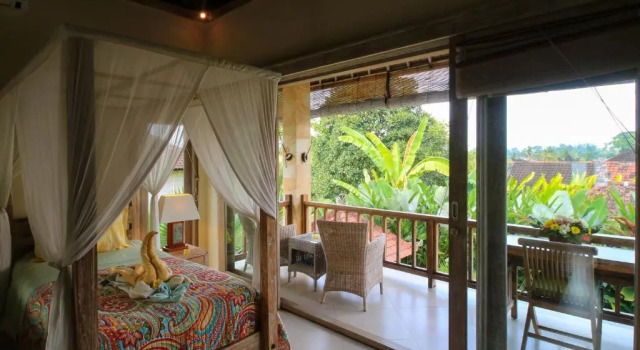 Artsy 2 Bed Villa/Ubud/Pool/AC/Gardens/Penestanan, Rezervovat Vila Chaty v Bali, Chalupa