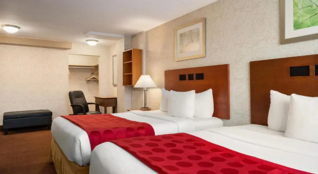 Двухместный люкс Deluxe Ramada Plaza by Wyndham Montreal