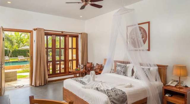 Люкс Цокольный этаж с балконом Savada Angkor Boutique Hotel