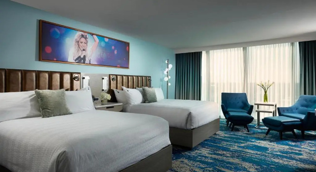 Четырёхместный номер Standard Hard Rock Hotel Daytona Beach