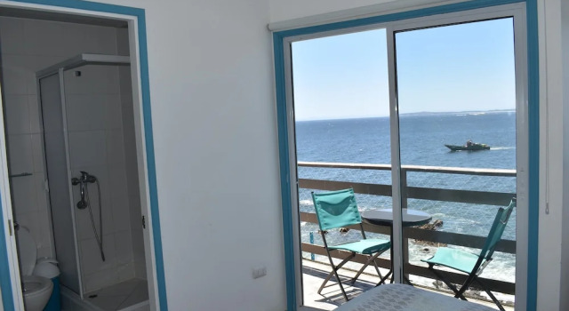 Standard Casal quarto varanda e com vista para o mar Bahía Luz Hostal
