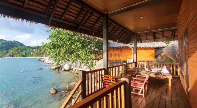 Семейный номер Standard с 2 комнатами с балконом и рядом с пляжем Koh Tao Relax Freedom Beach Resort