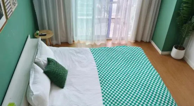 Люкс Дуплекс с 2 комнатами Wuhan Qixuan Homestay (Wuhan Tiandi Hankou Jiangtan Branch)