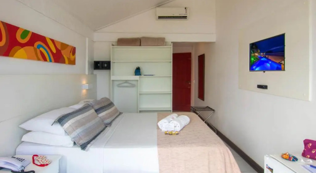 Двухместный номер Deluxe с частичным видом на море Chez Pitu Praia Hotel