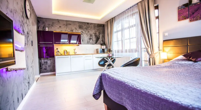 Апартаменты Deluxe Apartamenty hoteLOVE z biokominkiem na Skale