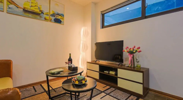 Апартаменты c 1 комнатой с балконом и с видом на город Vega Hanoi Hotel- Apartment