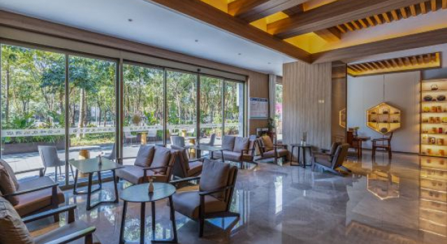Kunming Guandu Muyunpan Garden Resort Hotel (Hai Le World Shijicheng Changhong West Road Branch), Rezerwuj Ośrodek wypoczynkowy Hotele w Kunming z parkingiem, Parking