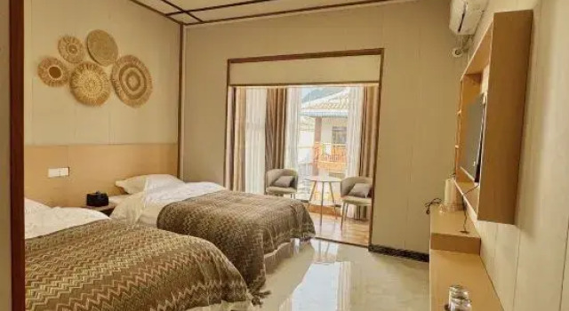 Номер Standard с красивым видом из окна Atour Hotel Shanghai Pudong Zhangjiang Financial Information Park