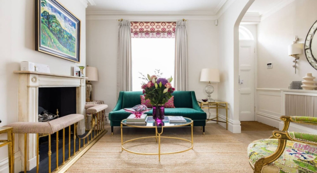 The Impressionist s Fireplace 4 BR Home in Chelsea, Забронировать Дом для отпуска Виллы Большого Лондона, Вилла