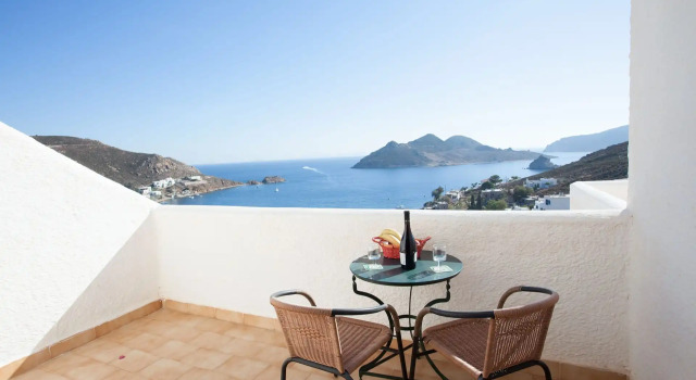 Двухместный номер Standard с видом на море Golden Sun Hotel Patmos