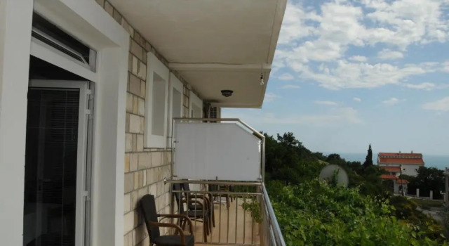 Студия с балконом и с видом на море Apartments Dragišić