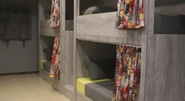 Кровать в общем номере Marina Hostel