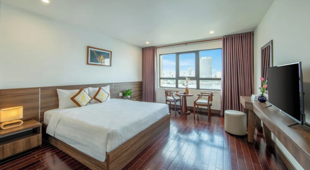 Двухместный номер Deluxe с видом на реку Hoang Linh Riverside Hotel