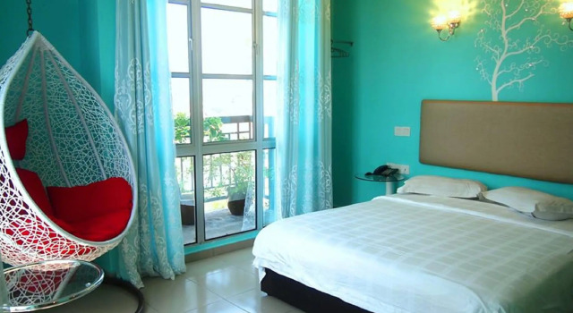Кровать в общем номере Angsana Hotel Melaka