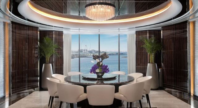 Люкс Presidential с 2 комнатами с видом на море Отель Marriott Resort Palm Jumeirah
