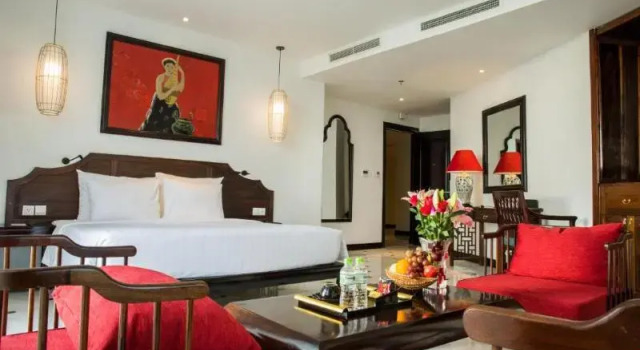 Двухместный номер Deluxe с балконом и с видом на сад The Palmy Phu Quoc Resort & Spa