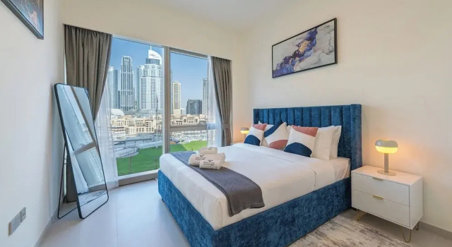 Luxury Stay with Burj views, Забронировать Апартаменты/квартира Дубай Эмират Дубай, рядом с Дубайский аквариум