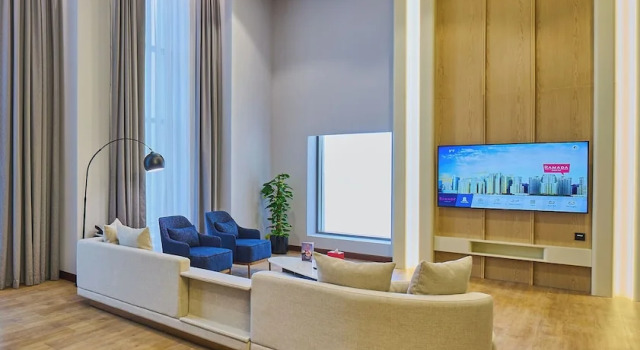 Люкс Пентхаус с 2 комнатами Ramada Hotel, Suites and Apartments by Wyndham Dubai JBR