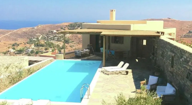 Beautiful Villa in Kea Island, 1st Island Under Athens, Views Nicolas Golf, Prenota Villa Hotel a Kea con piscina, Piscina