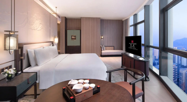 Двухместный номер Premium HUALUXE Qingdao Licang by IHG