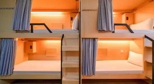 Кровать в общем номере (женский номер) Yikexing Youth Hostel (Hangzhou Xiasha Media College)
