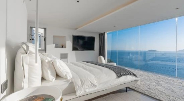 Люкс с балконом и с видом на море Shengshan Island Windvilla Guiqulai Seaview Homestay