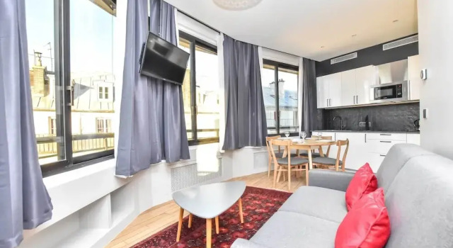 Stunning Apartment - 1br/4p - Opera Garnier, Забронировать Апартаменты/квартира Париж Иль-де-Франс, рядом с Лувр — Риволи