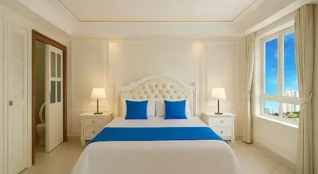 Люкс с 2 комнатами с видом на море Manju Meisu Hotel (Qionghai Boao Baolian City Branch)