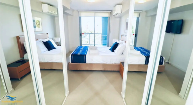 Апартаменты с 2 комнатами с балконом и с видом на океан Scarborough Beach Resort Brisbane