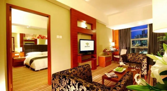 Двухместный люкс Deluxe Empark Grand Hotel Xian