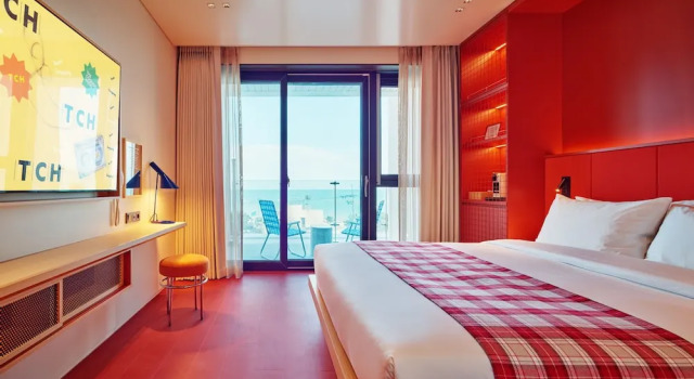 Двухместный номер Standard с видом на океан Busan Songjeong The Coolest Hotel