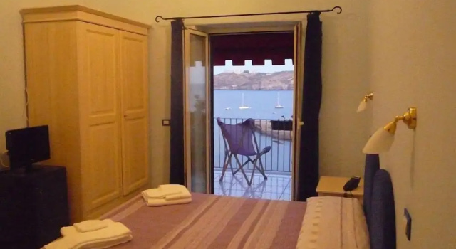 Двухместный номер Standard с балконом и с видом на море Hotel Villa Iulia